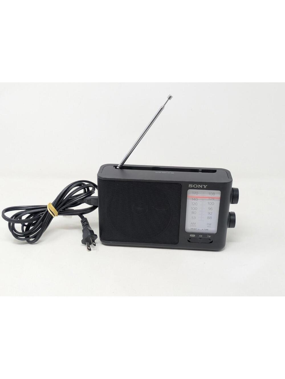 Sony ICF-506 Analog Tuning Portable FM/AM Radio - Tested Works